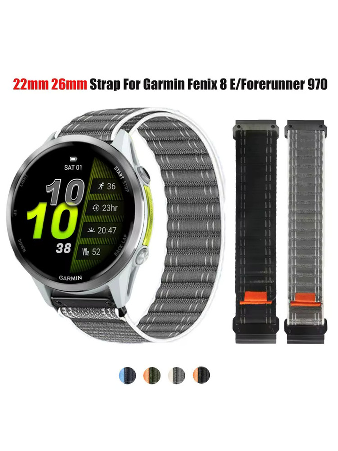 Uhrenarmband Textil/NATO, Schwarz, 22 mm, 26 mm - Bild 6