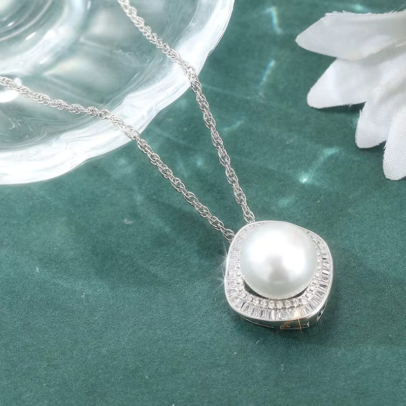 YoYo Halskette, Perle, Silber, Damen - Bild 2