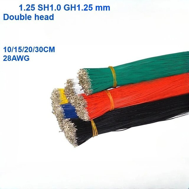 E-SIMPO 100 Stück Crimpklemmen Set mit Einzel- und Doppelkopf in Multicolour für Elektronik-Kabel mit PVC-Draht ohne Gehäuse - Bild 1