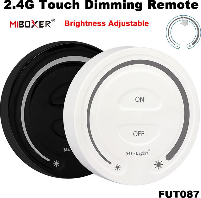 Miboxer FUT087 Wireless Touch Dimmer 2,4 GHz LED-Controller zur Helligkeitssteuerung für Miboxer Lampen - Bild 1
