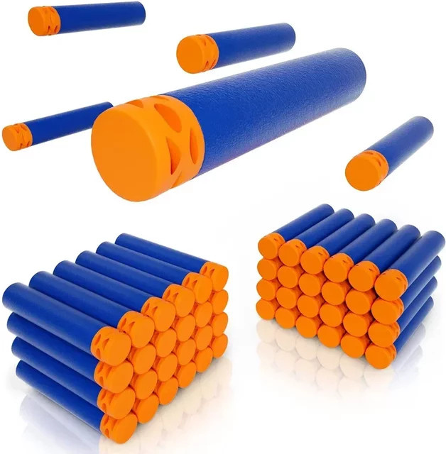 Nerf N-Strike Elite Soft Head Darts Refill, Blau, Schaumstoff, Nachfüllpack - Bild 1