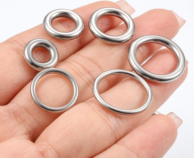 Aihuite Ringe, Edelstahl, DIY Zubehör - Bild 1