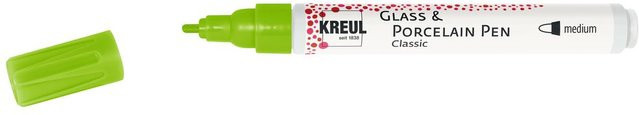 KREUL Glass & Porcelain Pen Classic in Reseda Grün für Glas, Porzellan und Keramik - Bild 1