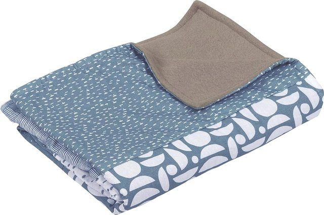 Ullenboom Babydecke Classics Patchwork Blau B/H: 70 x 100 cm - Bild 1