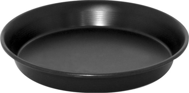 Schneider Pizzablech rund aus Stahl, Schwarz, H: 2,5 cm, Ø: 22 cm - Bild 1