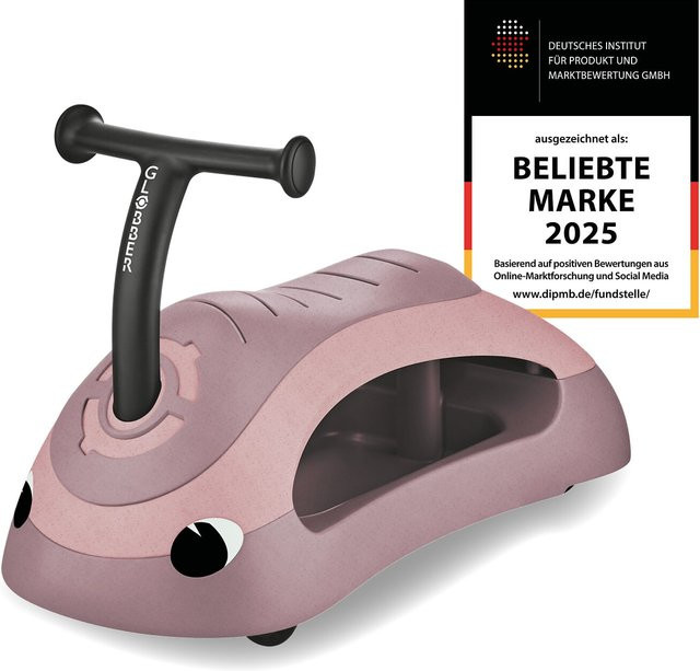 Globber Walk n' Roll 2in1 ECO Lauflernwagen Schiebeauto Rutschauto beere - Bild 3