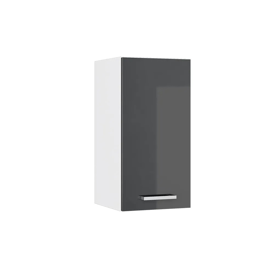 Vicco R-Line Hängeschrank für die Küche in Anthrazit Hochglanz und Weiß, B: 30 cm, H: 60 cm, T: 31 cm - Bild 2