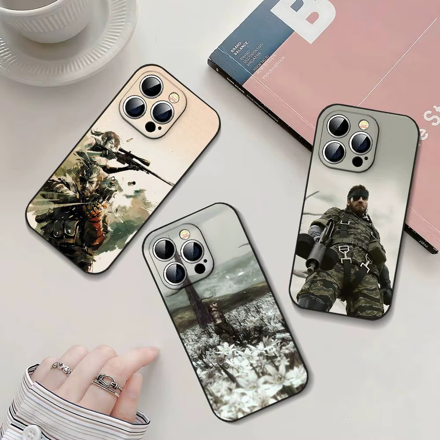 Metal Gear Solid Handyhülle für iPhone 11 bis iPhone 17 Pro Max, matte weiche Silikonhülle, Multicolor - Bild 4