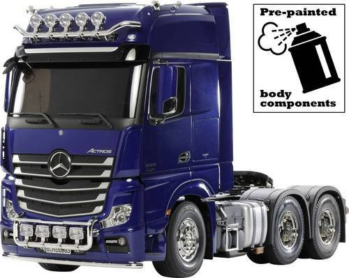 Tamiya Mercedes Benz Actros 3363 6x4 Giga, Elektro RC Modell-LKW Bausatz, 1:14 - Bild 1