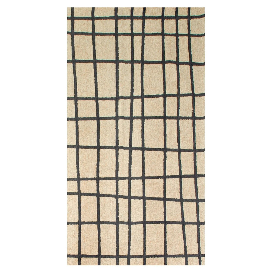 Lola&Moi Teppich Geometrisch Minimalistisch in Creamy Black Silber, B: 80 cm, T: 150 cm - Bild 2
