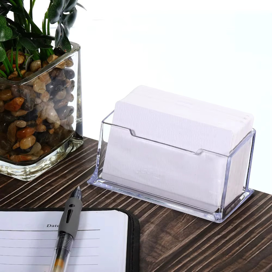Transparente Karteikasten Display Box aus Kunststoff für die Büroorganisation - Bild 3