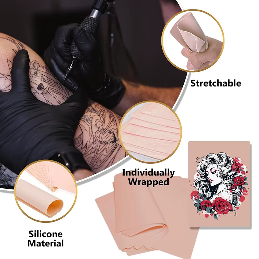 TRUE STAR Tattoo Transfer Papier Kit, Doppelseitiges Papier mit Schablone - Bild 2