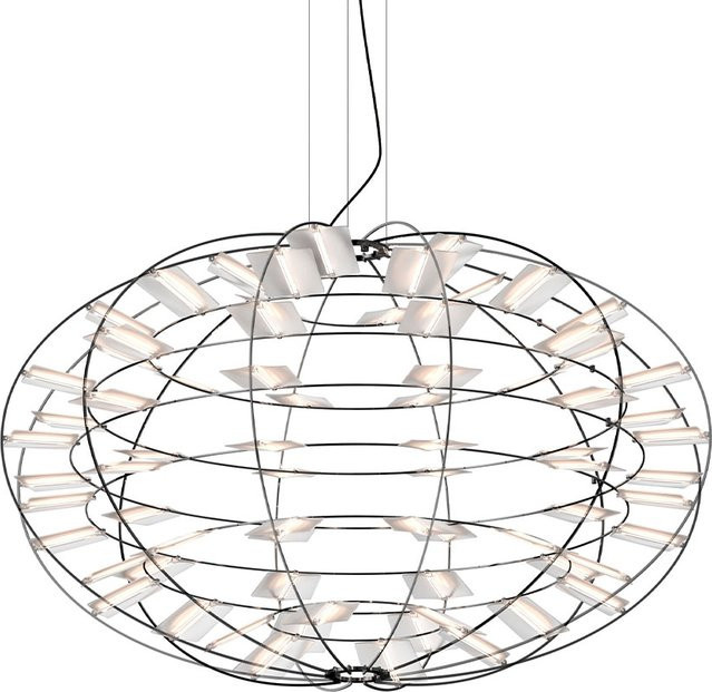 Nemo Lighting Chloris LED-Pendelleuchte in Weiß und Transparent - Bild 1