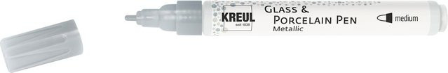 KREUL Glass & Porcelain Pen Metallic in Silber - Bild 1