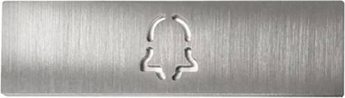 DoorBird Namensschild für Türsprechanlagen in Silber - Bild 1