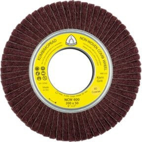 Klingspor NCW 600 Vliesmopräder Kombination Korn 150 Medium, rotbraun, B/D/H: 200 x 50 x 68,2 mm - Bild 1