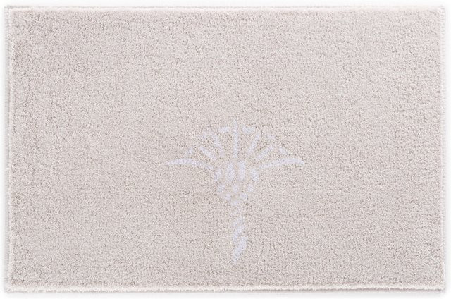 Badematte JOOP! CORNFLOWER in Beige und Braun mit floralem Design, B/T: 90 x 60 cm - Bild 1