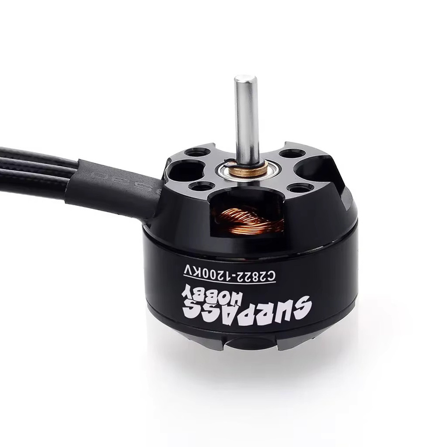 SURPASS HOBBY 2822 1200KV/1400KV 14 Pole Outrunner Bürstenloser Motor, Metall, Schwarz - Bild 2