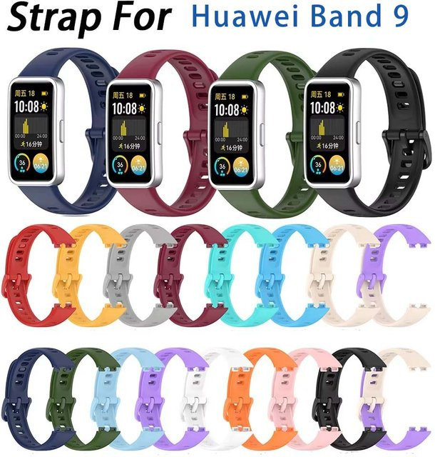 Uhrenarmband Silikon, Unisex, für Huawei Band 8 9 10 - Bild 1