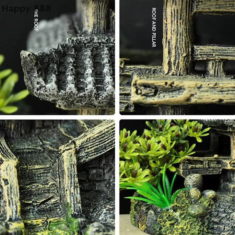 Hoeaden Resin Aquarium Ornament – Realistische Dekoration für dein Fischbecken und Aquascaping - Bild 2