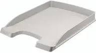 Leitz Briefablage Plus flach aus Kunststoff in Grau oder Weiß, B: 35,7 cm, T: 25,5 cm, H: 3,5 cm - Bild 1