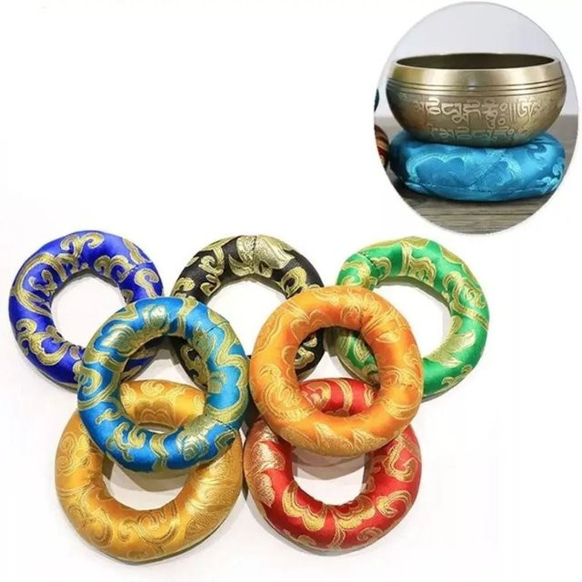 Tibetische Klangschale für Chakra-Meditation in Multicolour - Bild 1