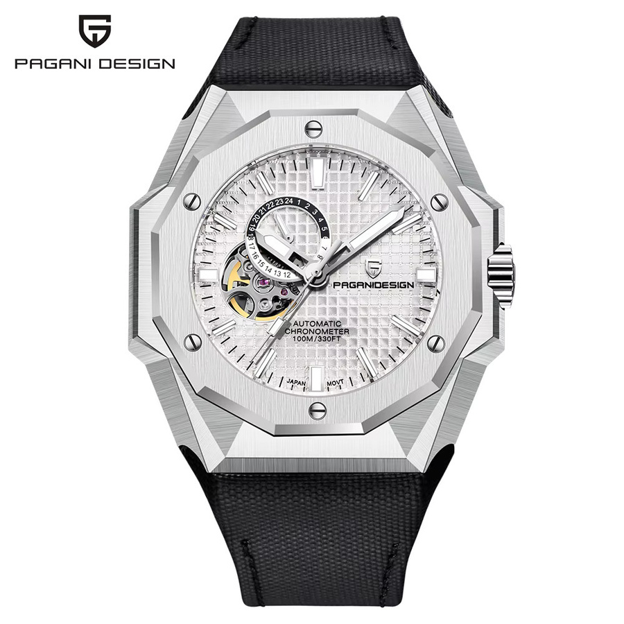 PAGANI DESIGN Armbanduhr Automatik, Edelstahl, Saphirglas, 42 mm, Herren - Bild 7