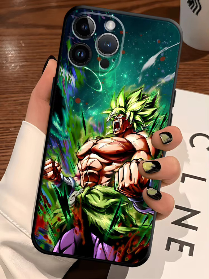 Dragon Ball Broly Handyhülle aus weichem Material in Schwarz für iPhone Modelle - Bild 5