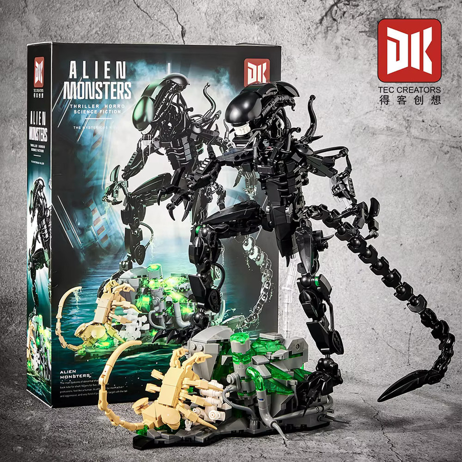 XQ Alien-Monster Baukasten, mit Beleuchtung, 958 Teile - Bild 5