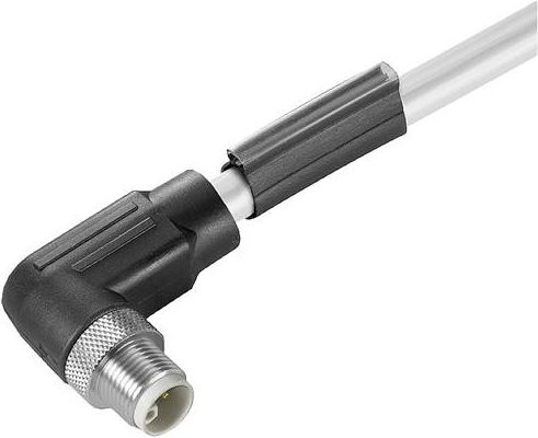 Weidmüller Sensor-Aktor-Steckverbinder M12 Stecker Schwarz, 5-polig, 5,00 m Länge - Bild 1