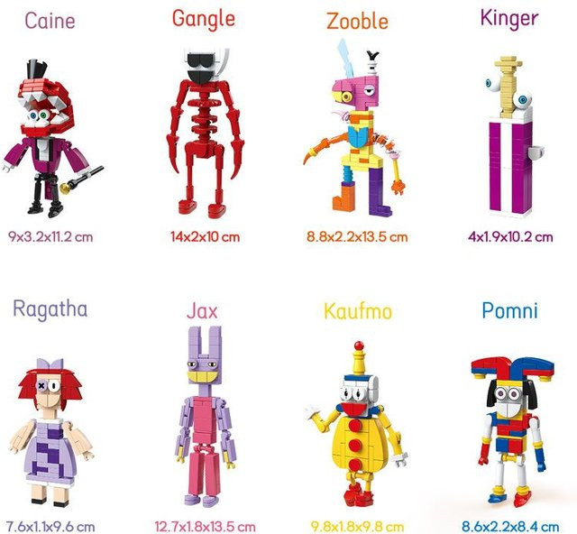The Amazing Digital Circus Raupe Actionfigur Bunt / Mehrfarbig 14+y - Bild 1