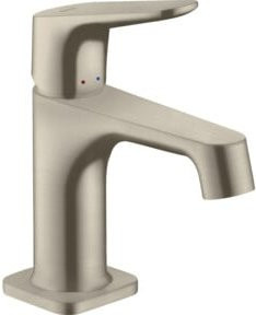 Hansgrohe Axor Citterio M Waschtisch-Einhebelmischer in gebürstetem Nickel mit Pop-up-Abfluss und wassersparender Funktion - Bild 1