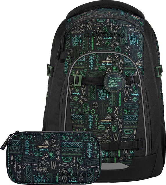 Schulrucksack Coocazoo MATE Humedica, 3-teilig, Schwarz - Bild 1