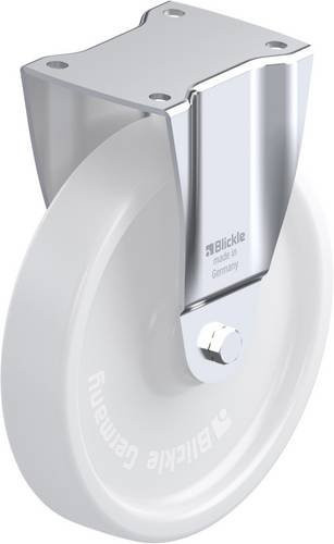 Blickle Bockrolle BH-SPO 251G in Weiß mit Kunststoffrad und 250 mm Durchmesser für eine Tragfähigkeit von 900 kg - Bild 1