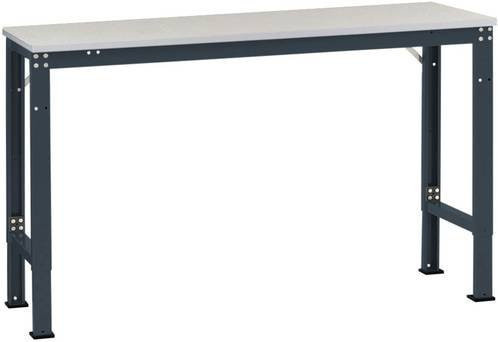 Manuflex AU7107.7016 Arbeits-Grundtisch UNIVERSAL Spezial mit Kunststoffplatte in Anthrazit, B/T/H: 175 x 120 x 72,2-102,2 cm - Bild 1