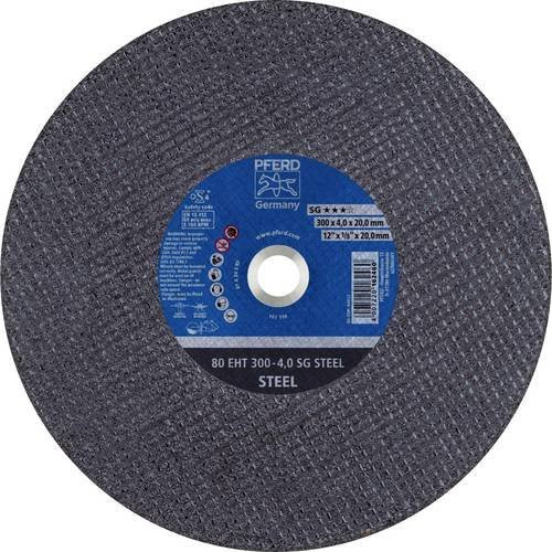 PFERD Trennscheibe EHT 300-4,0 SG STEEL für Stahl und Gusseisen, Farbe: Grau, Durchmesser: 300 mm, Breite: 4,0 mm, Bohrung: 20,0 mm - Bild 1