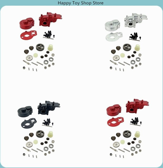WLtoys Metall-Upgrade-Getriebegehäuse, Getriebesatz und Montage, 1:24 - Bild 1