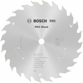 Bosch Hartmetall Kreissägeblatt für Holz, Farbe: Silber, Durchmesser: 140 mm, Bohrung: 10 mm, 24 Zähne - Bild 3