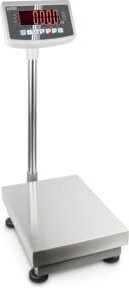 Kern Plattformwaage EFC 100K 3L aus Edelstahl in Silber, Wägebereich 150 kg, B 600 mm x T 500 mm x H 60 mm - Bild 1