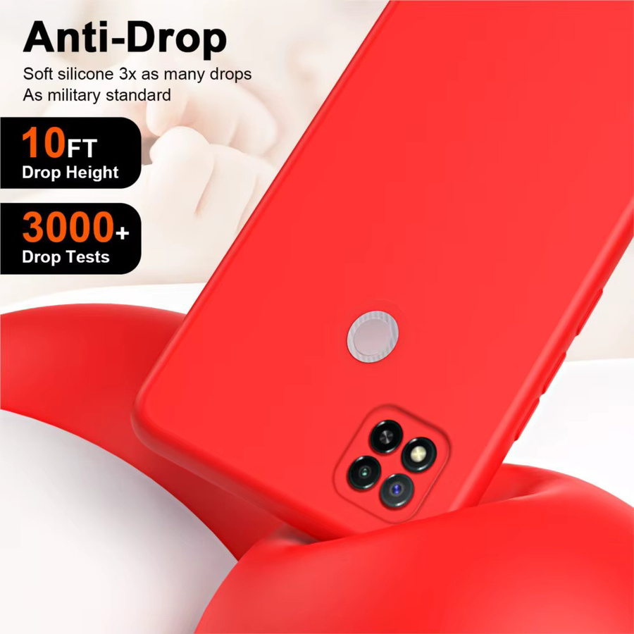 Luxus Silikon Schutzhülle für Xiaomi Redmi 9C NFC in Lila - Bild 2
