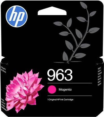 HP Original Druckerpatrone 963 Tintenpatrone Magenta Pink 3JA24AE - Bild 1