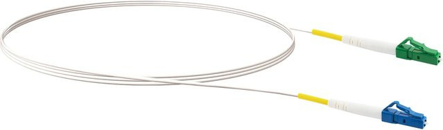 Schwaiger Glasfaserkabel LC/APC-LC/UPC in Weiß, Länge: 3 m - Bild 1
