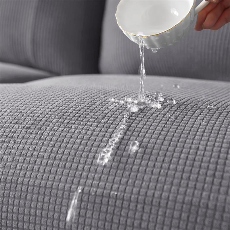 4-teiliges Polarfleece Sofabezug-Set für Relaxsessel und Lazy Boy, wasserabweisend und rutschfest, einfarbig - Bild 2