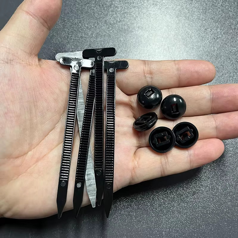 1000 Stück Kabelbinder mit Schnalle aus Nylon in Schwarz für Auto Kotflügel und Drahtmanagement, Größe 20 mm - Bild 3