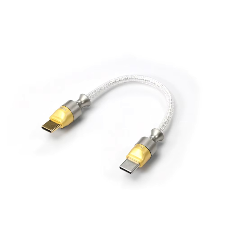 ddHiFi TC05 M2 USB-C 2.0 auf USB-C OTG-Dekodierungsdatenkabel in Weiß - Bild 1