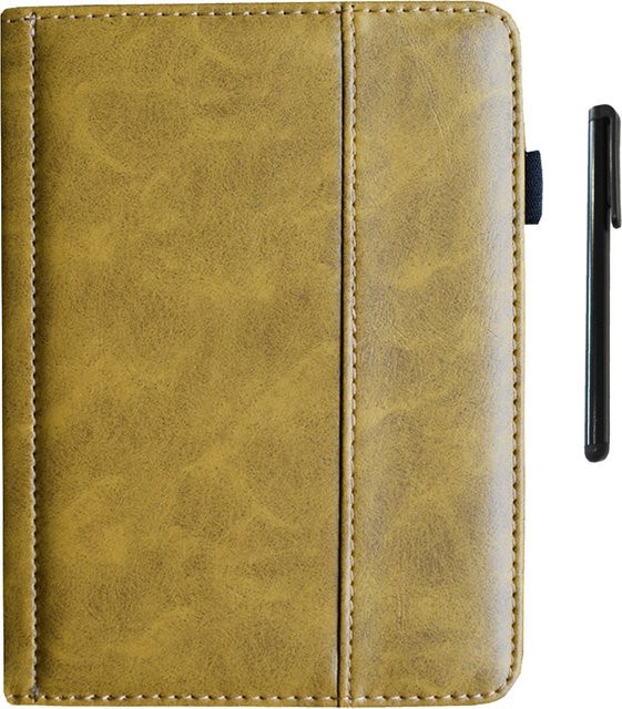 Flip Folio Cover Leder Schutzhülle für Kindle Paperwhite 5. 6. Basic Touch 7. Generation in Schwarz - Bild 1