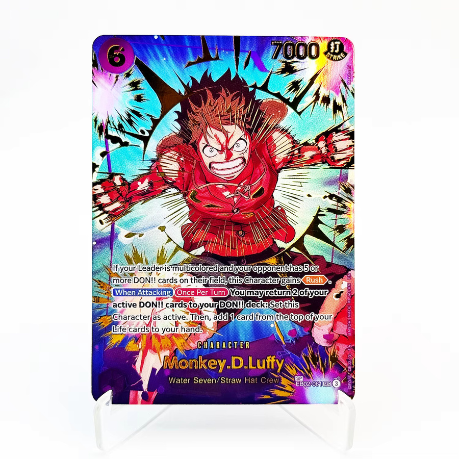 Bandai One Piece Card The Best Vol.2 Manga Spezial Event Karten, Luffy Sanji Replika Anime Sammelkarten - Bild 2