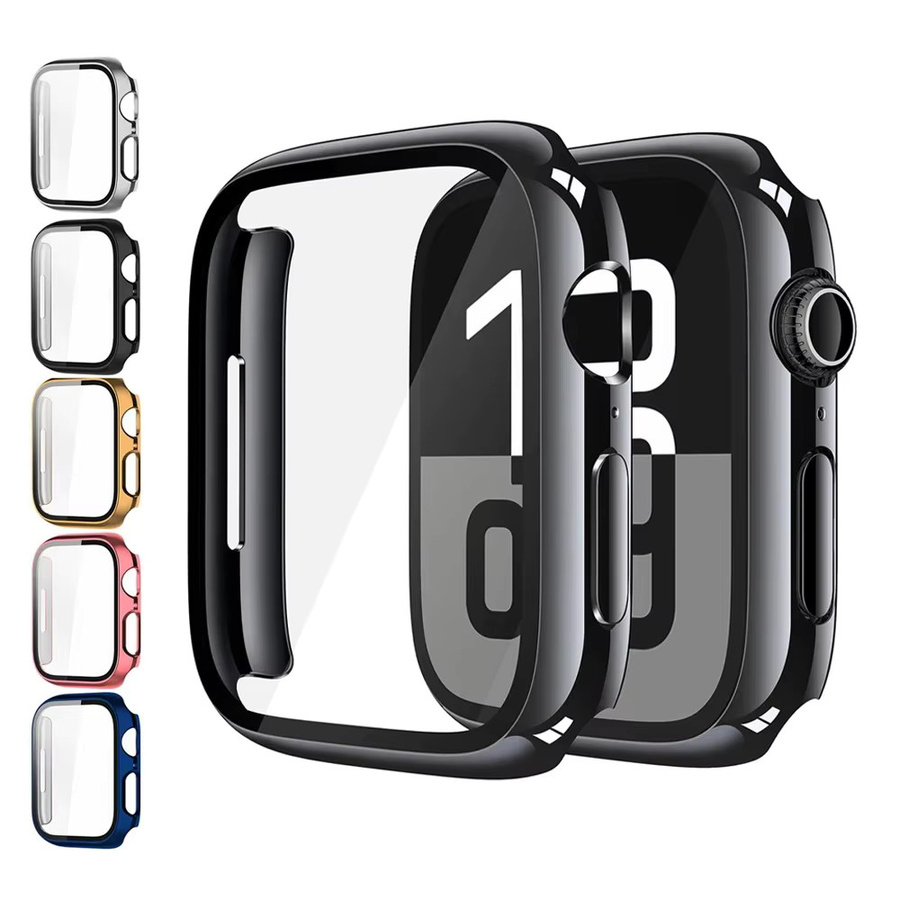 RMUTANE Displayschutzfolie und Case für Apple Watch, Schwarz, Transparent - Bild 4