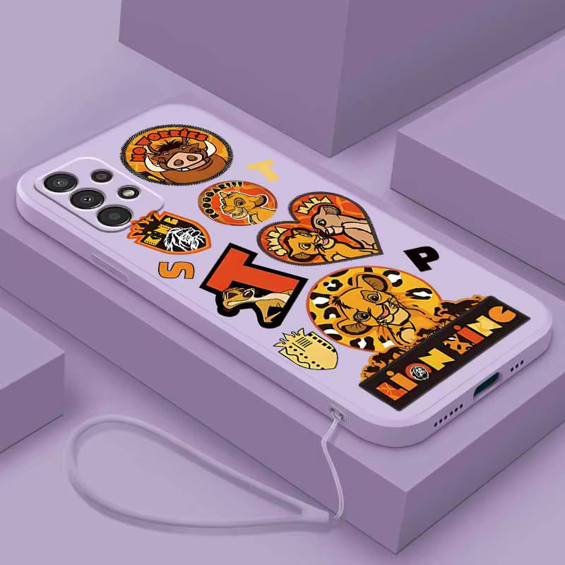 Handyhülle Der König der Löwen Simba für Samsung Galaxy S26 S25 S24 S23 S22 S21 S20 Ultra Plus Lite mit Liquid Rope Design - Bild 2