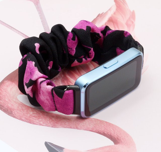 Hujerl Uhrenarmband Nylon, Bunt, Damen, für Huawei Band 10/9/8 - Bild 1